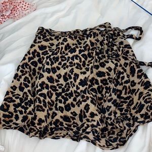 WRAP CHEETAH SKIRT FROM BOUTIQUE
